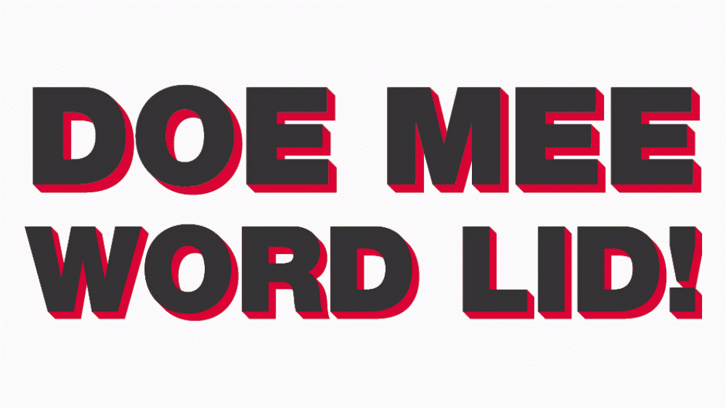 doe mee, word lid